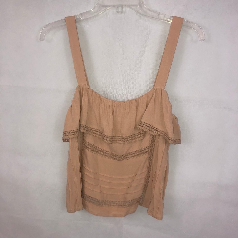 Forever 21 Contemporary Tan Tank Top Size Small